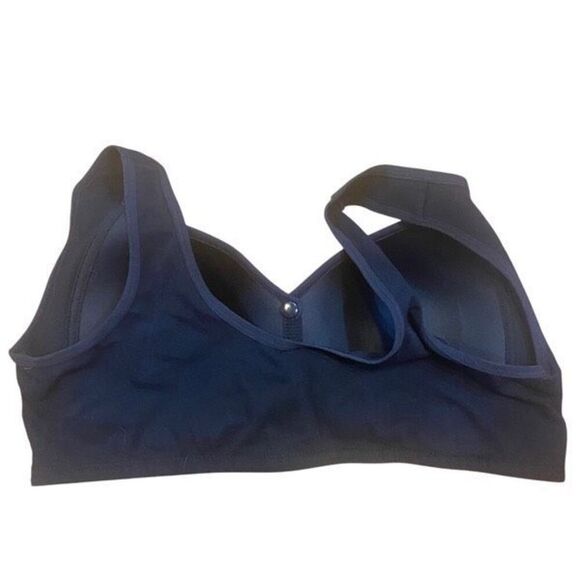 Blue Floral front clasp XL bra - Picture 3 of 4